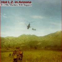 D-1/5th Marines H46's out a hot LZ