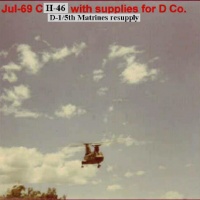 D-1/5th Marines H46 resupply