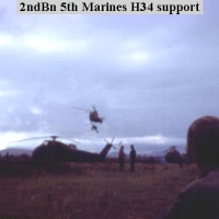 2ndBn 3rd Marines H34 support