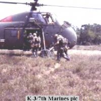 K-3/7th Marines H34 LZ troop pickup