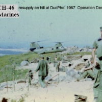 K-3/7th Marines resupply Duc Pho 67 H46