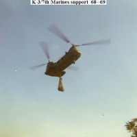 K-3/7th Maines resupply H-46 external
