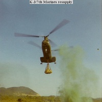 K-3/7th Marines support H46 external