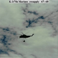 K-3/7th Marines resupply H53 up high