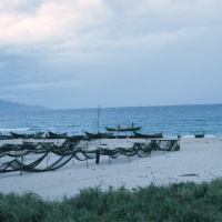 Fishing village nets