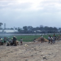 Garbage dump on road to east Danang