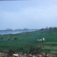 Marble Mountains to south