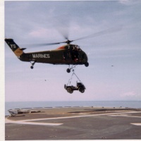 H-34 offloading a Mighty Mite