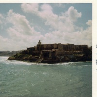 View of Old San Juan Fort while steaming into San Juan Harbor