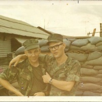 Chuck Mandelin and SGT. Simonson