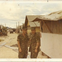 Chuck Mandelin and SGT. Simonson
