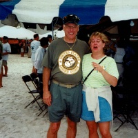 Hospital Corpsman Doc Jones with Adam Deveney's Daughter Kelly - 1998 Pensacola Reunion