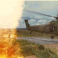 H-34 Helicopter Near Cam Lo