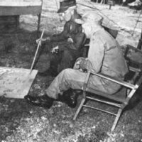 Brigadier General Ormond R. Simpson and Brigadier General John F. Dobbin