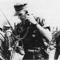 U S & Vietnamese Marines work togeather TET 68