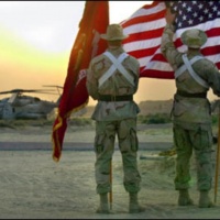 Color Guard members from HMM 268