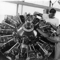 Guys in the engine shop.