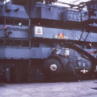 Deck and tower of Iwo Jima