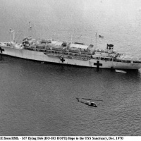 Flying Bob Hope to the USS Santuary