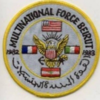 Patch for Muntinational Forces Beirut 82-83