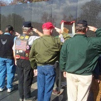 Marine Corps Birthday/Veterans Day at the Wall 2001