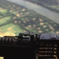 VMO-3; Gunner's view near Hue...