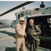 LtCol.Oliver North & GySgt.Robert G.Hulett