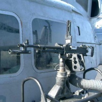 huey with guns