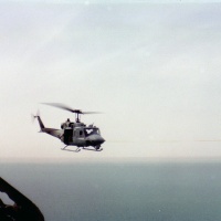 The last UH-1N to leave Iraq in 2003