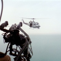 This is the last section of HMLA-269 Hueys to leave Iraq in 2003
