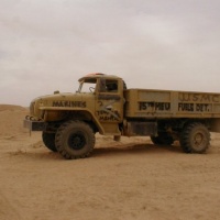 truck that some Marines captured