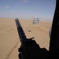 Leaving landing zone.