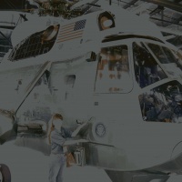 Ugly Angle Wife admiring the President's own ride