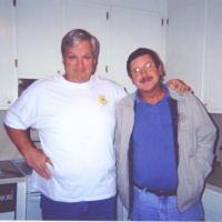 Fred Breese and Joe Reed at his house Reunion 2002