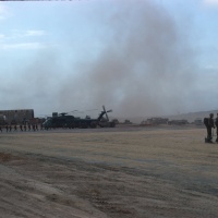 Grunts boarding CH-53's at LZ Baldy