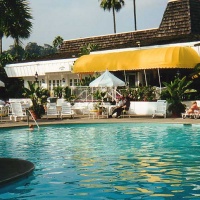 Pool side at the Town and Country