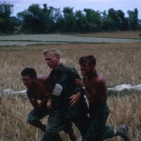 Heat stroke Marine rushed toward chopper