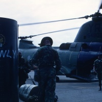 Recon team preparing gear