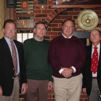 Deadlock pilots meet Company Commander they supported in 1966
