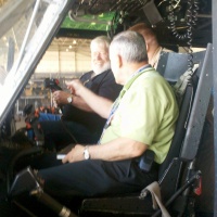 Scott Banford Chellis (front) and Roger Cubby McCubbins back in the saddle