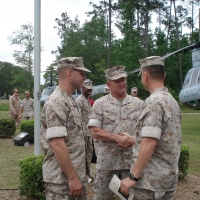 Gen Milstead and others at Memorial