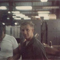 Myself [George Roods] inside the Safety Equipment shop