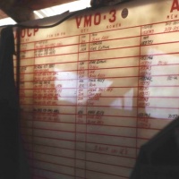 Aircraft Status Board; Phu Bai