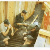 Vmo-6 Marines take a smoke break