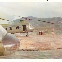 Gunship and Ch-46 Charlie Med