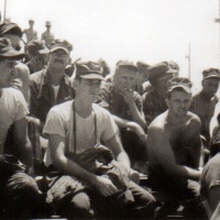 Vmo-6 Marines Watching USO Show
