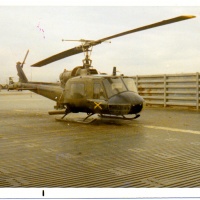 Army Gunship parked in VMO-6 Reventment
