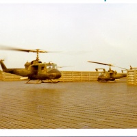 VMO-6 Gunship Taxing Down FLT Line
