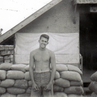 VMO-6 Lcpl Chatelain and Cpl Reinkie (Standing on Bunker)