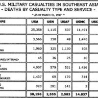 Deaths by Casualty Type and Branch of Service in RVN